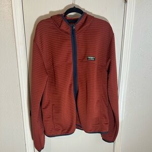 L.L. Bean Men's Striped Red Jacket / SIZE XL